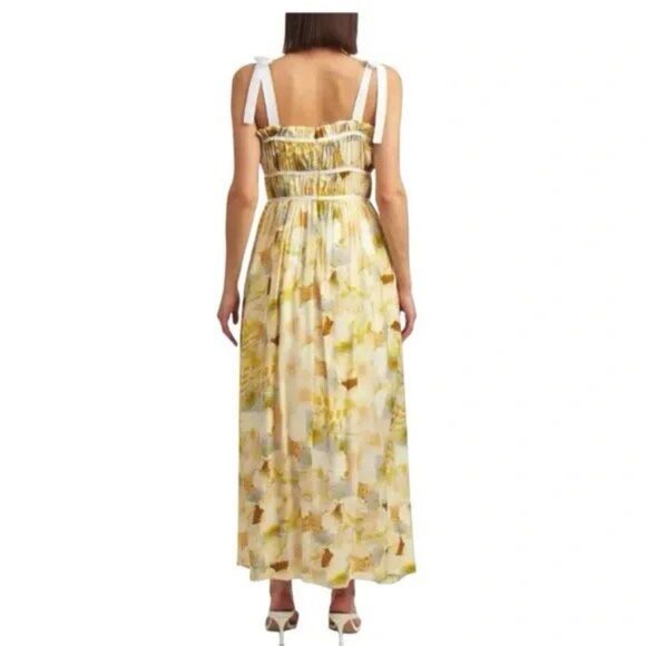 EN SAISON Torrey Midi Sundress in Yellow Combo - Picture 3 of 14